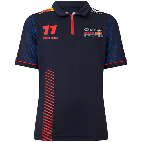Red Bull Racing Racing F1 Kid's 2023 Sergio ''Checo'' Perez Team Polo Shirt- Youth Navy